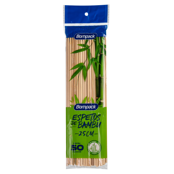 Espetos de bambu